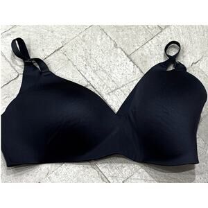Soma Vanishing Back Wireless Bra 40D Black Full Coverage Smooth Comfort
